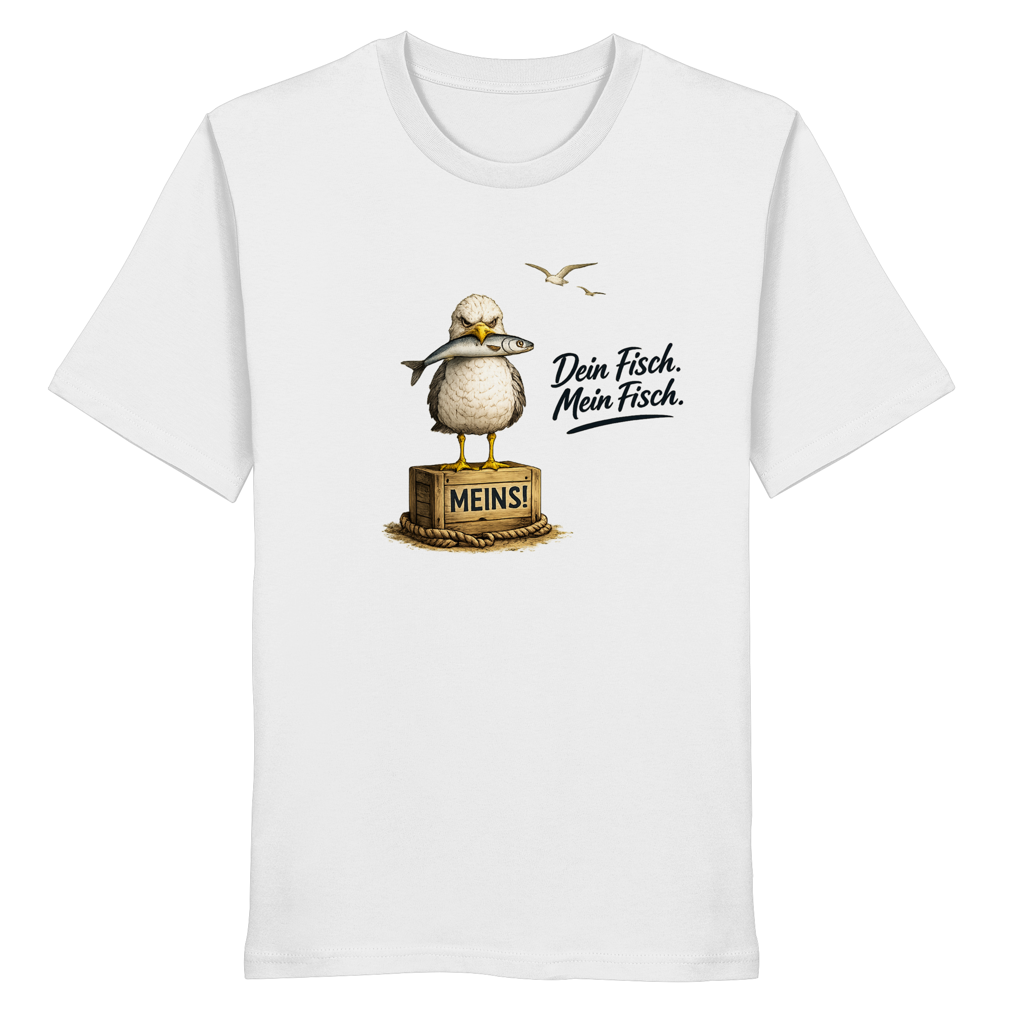 Alpha - Möwe mit Meinung – Dein Fisch. Mein Fisch. | Bio T - Shirt