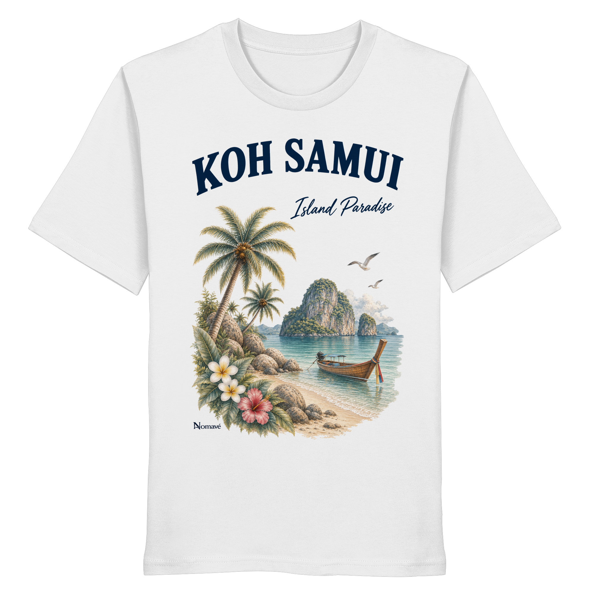 Koh Samui Thailand – Island Paradise – Tropical Vintage - Bio T - Shirt