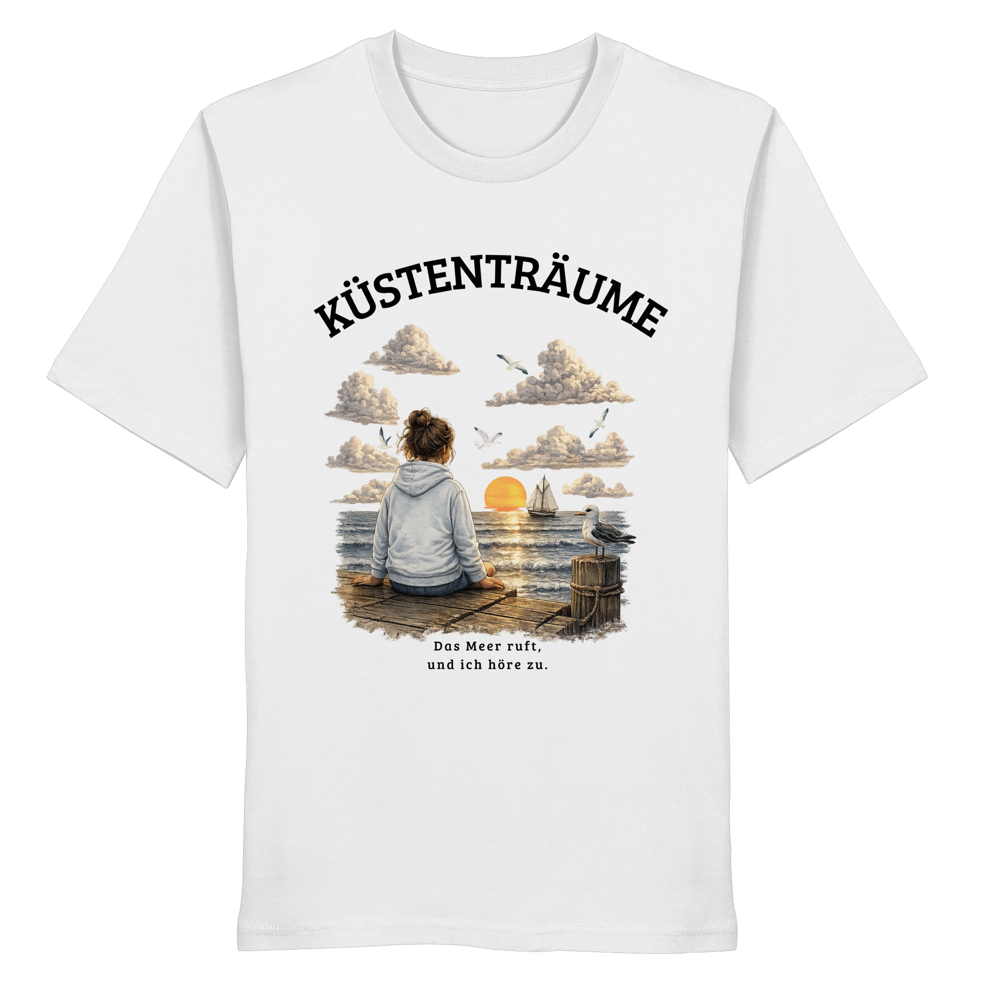 Küstenträume – Emotionales Bio-T-Shirt