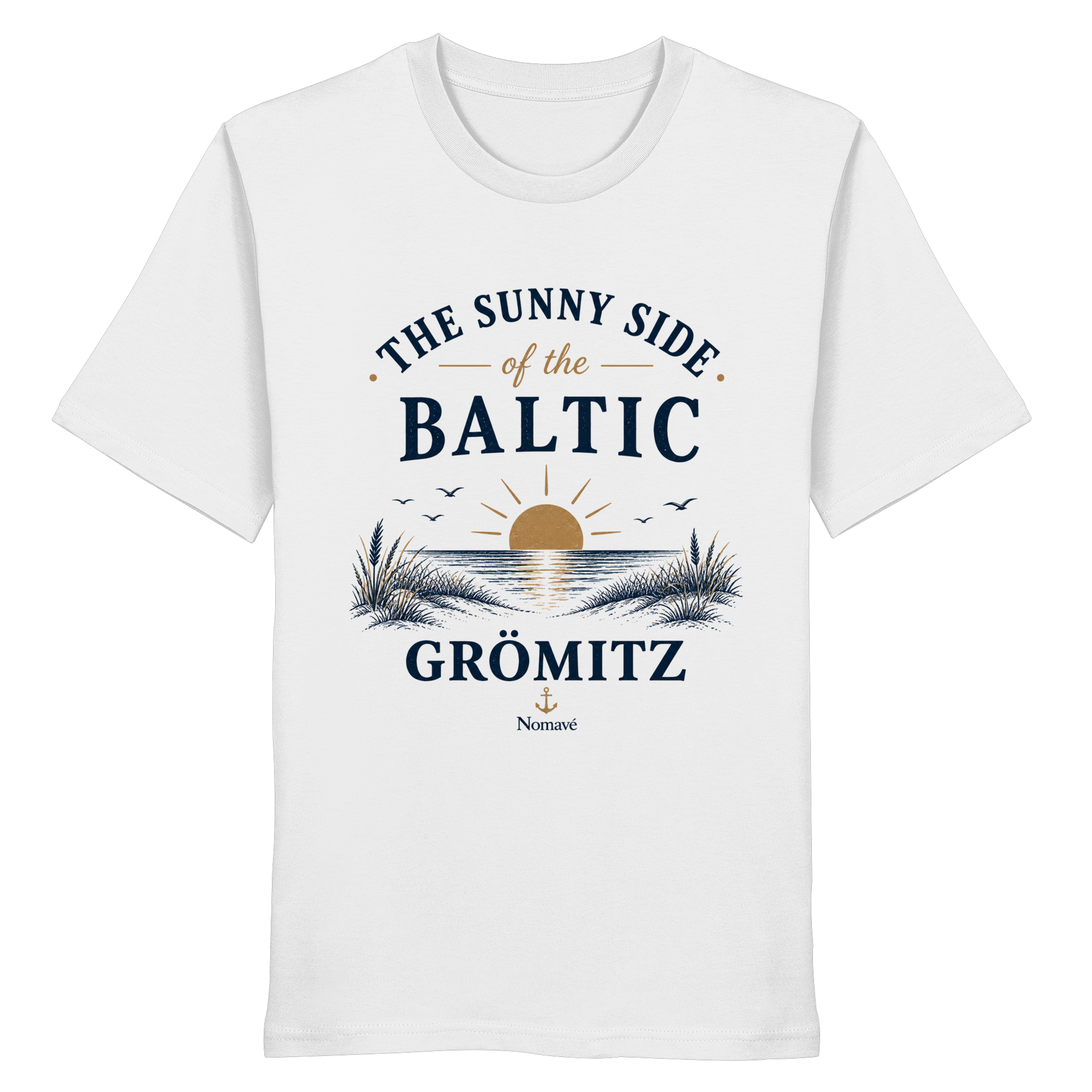Grömitz - The Sunny Side - Sonnenseite Ostsee Bio T - Shirt