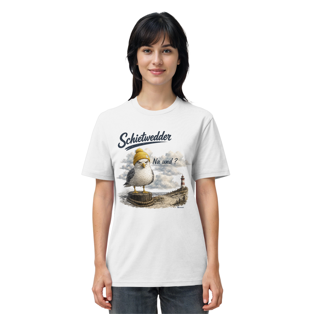 Alpha Möwe – Schietwedder? Na und! - Organic Shirt