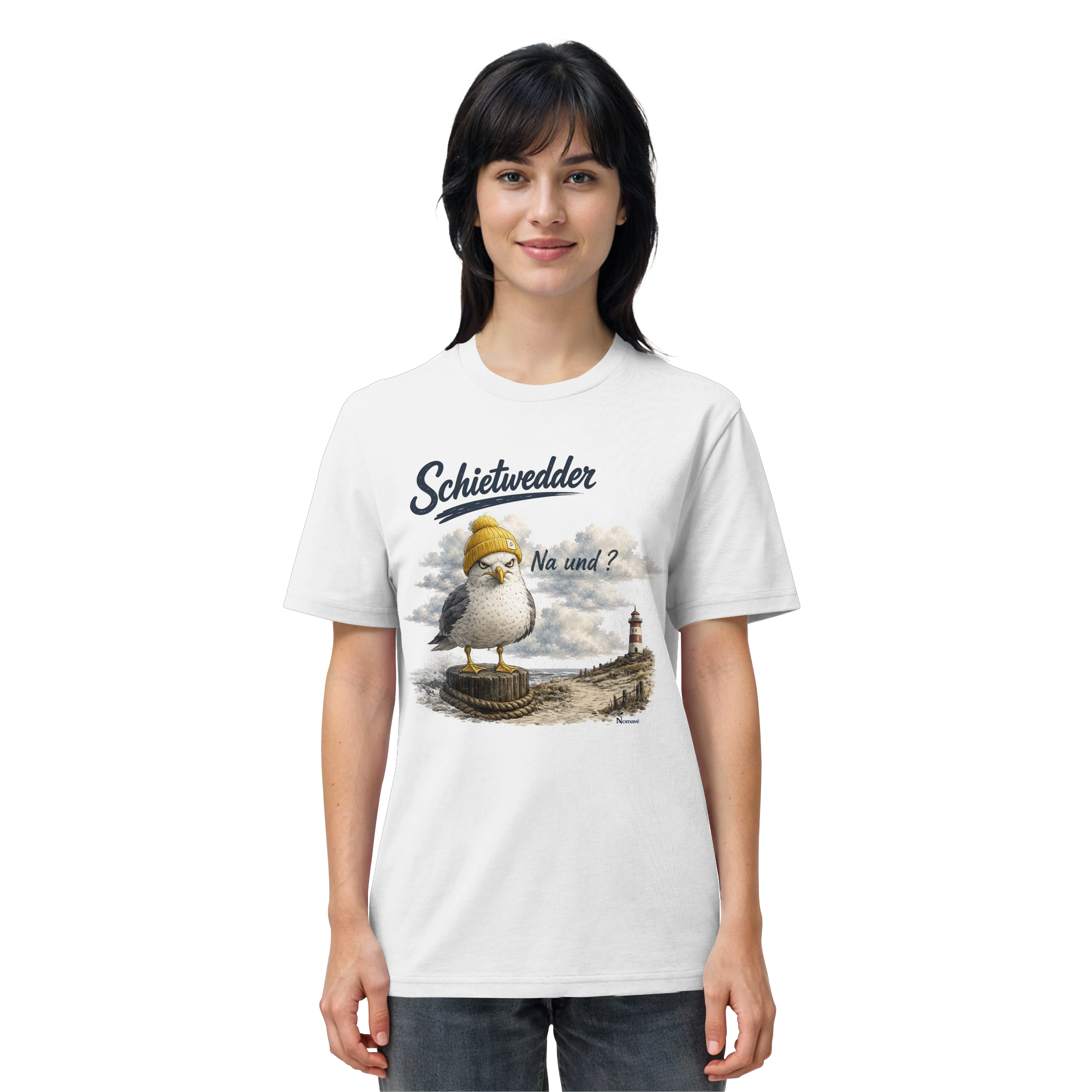Alpha Möwe – Schietwedder? Na und! - Organic Shirt