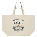 Grömitz - The Sunny Side - Sonnenseite Ostsee Bio Shopping-Bag Tasche Shopper