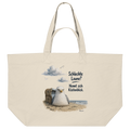 Maritimer Küstenhumor Möwen Motiv für Ostsee und Nordseefans und Meerliebhaber - Organic Shopping-Bag