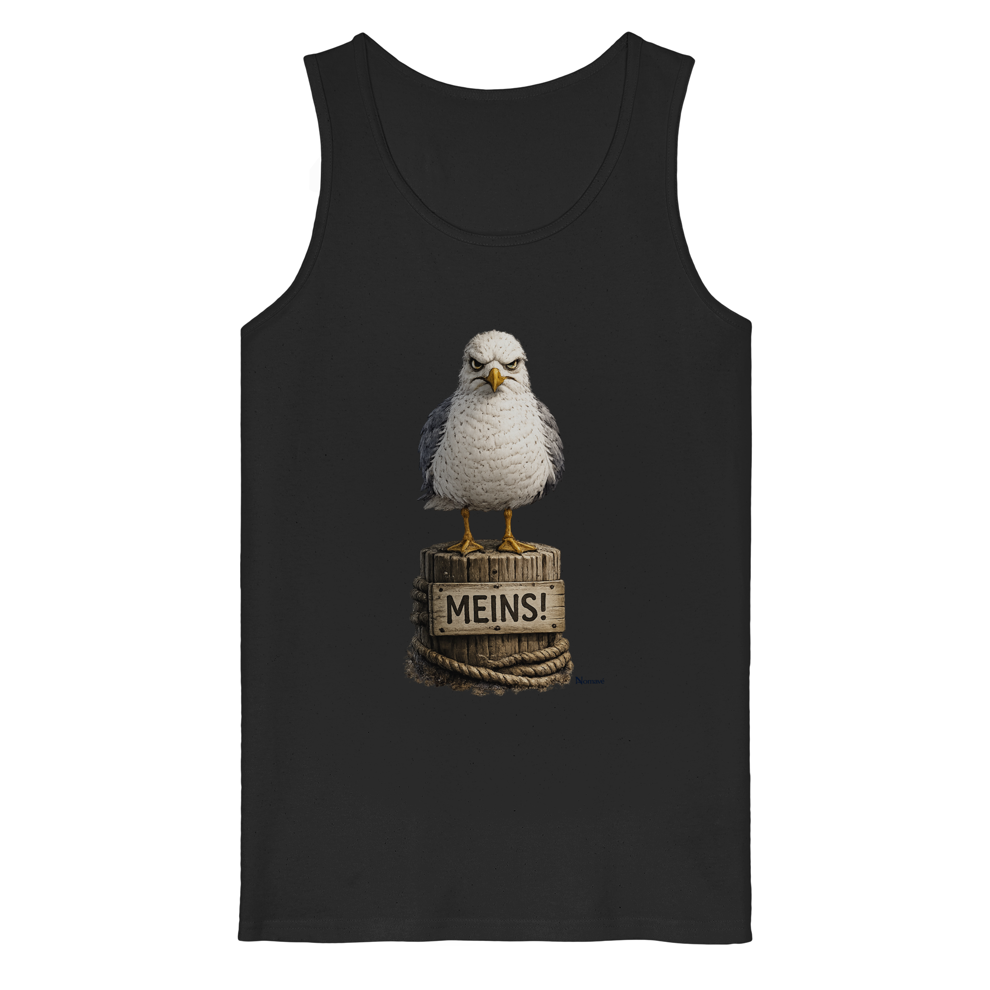 Möwe mit Meinung – MEINS! | - Organic Tank Top