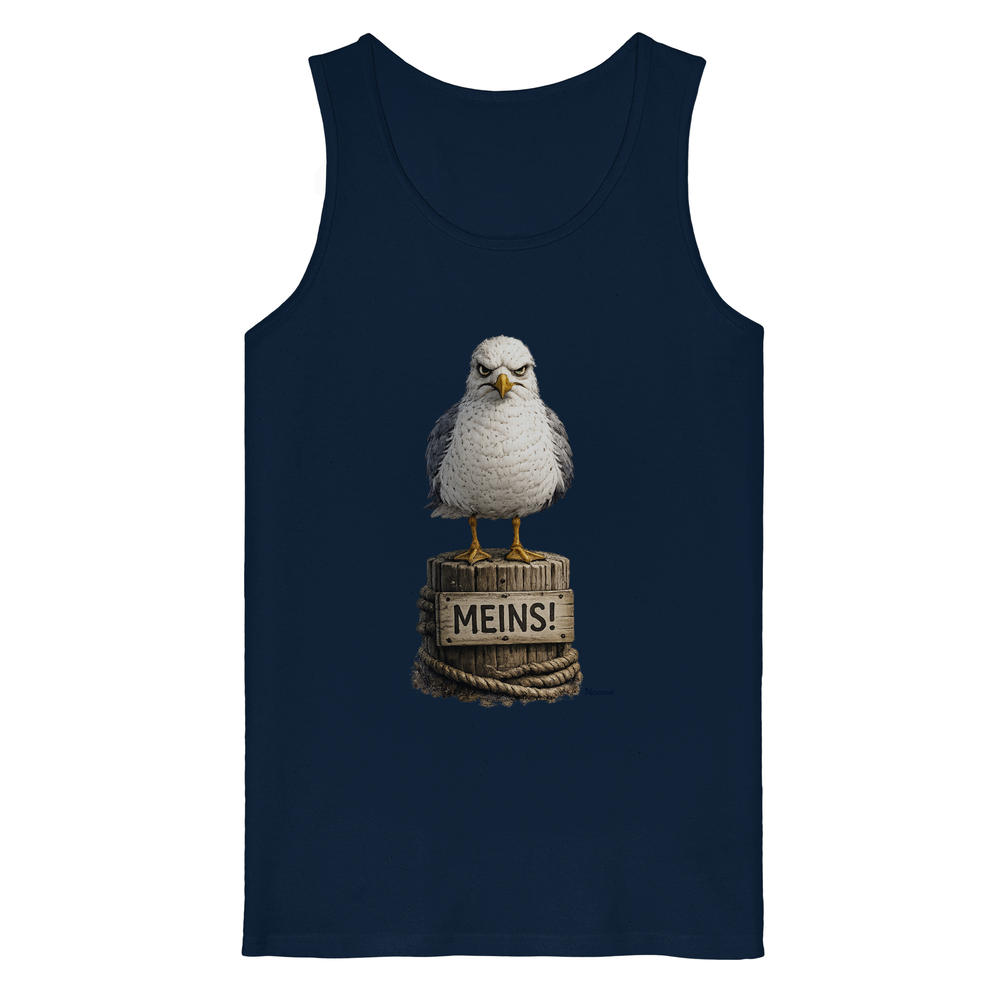 Möwe mit Meinung – MEINS! | - Organic Tank Top