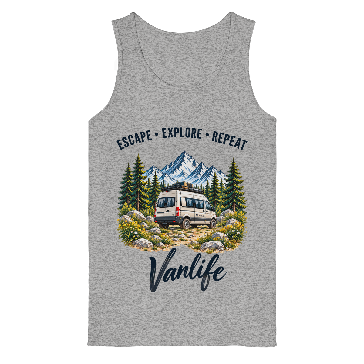 Escape • Explore • Repeat – Vanlife - Bio Tank Top