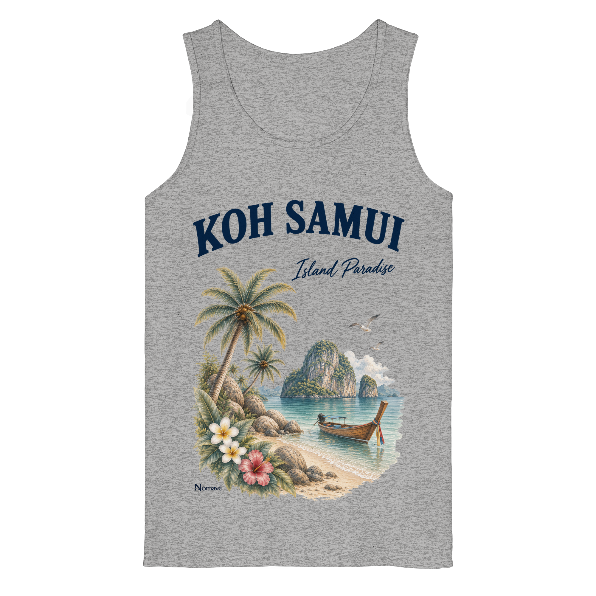 Koh Samui Thailand – Island Paradise – Tropical Vintage - Bio Tank Top