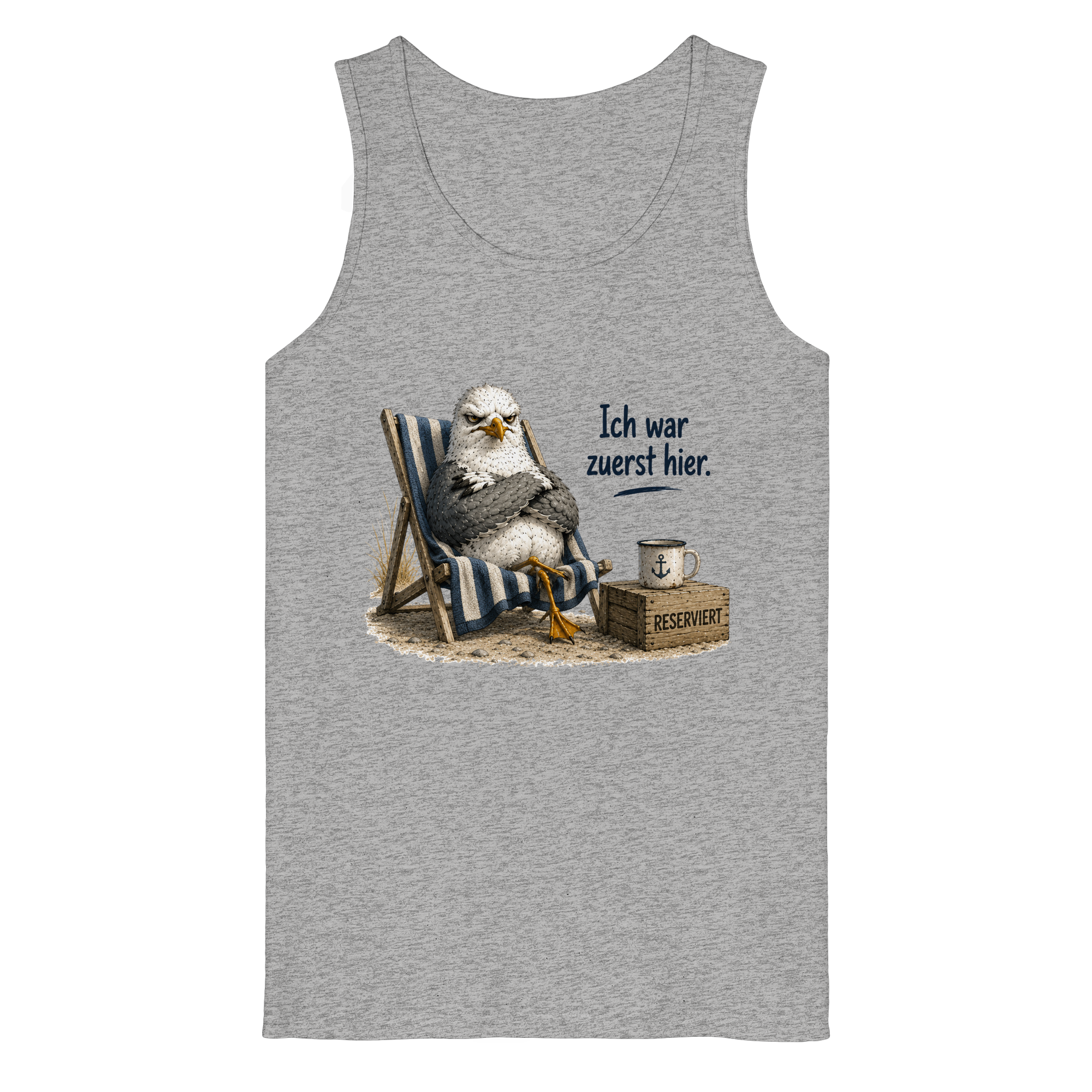 Ich war zuerst hier – Möwe mit Meinung |  - Organic Tank Top