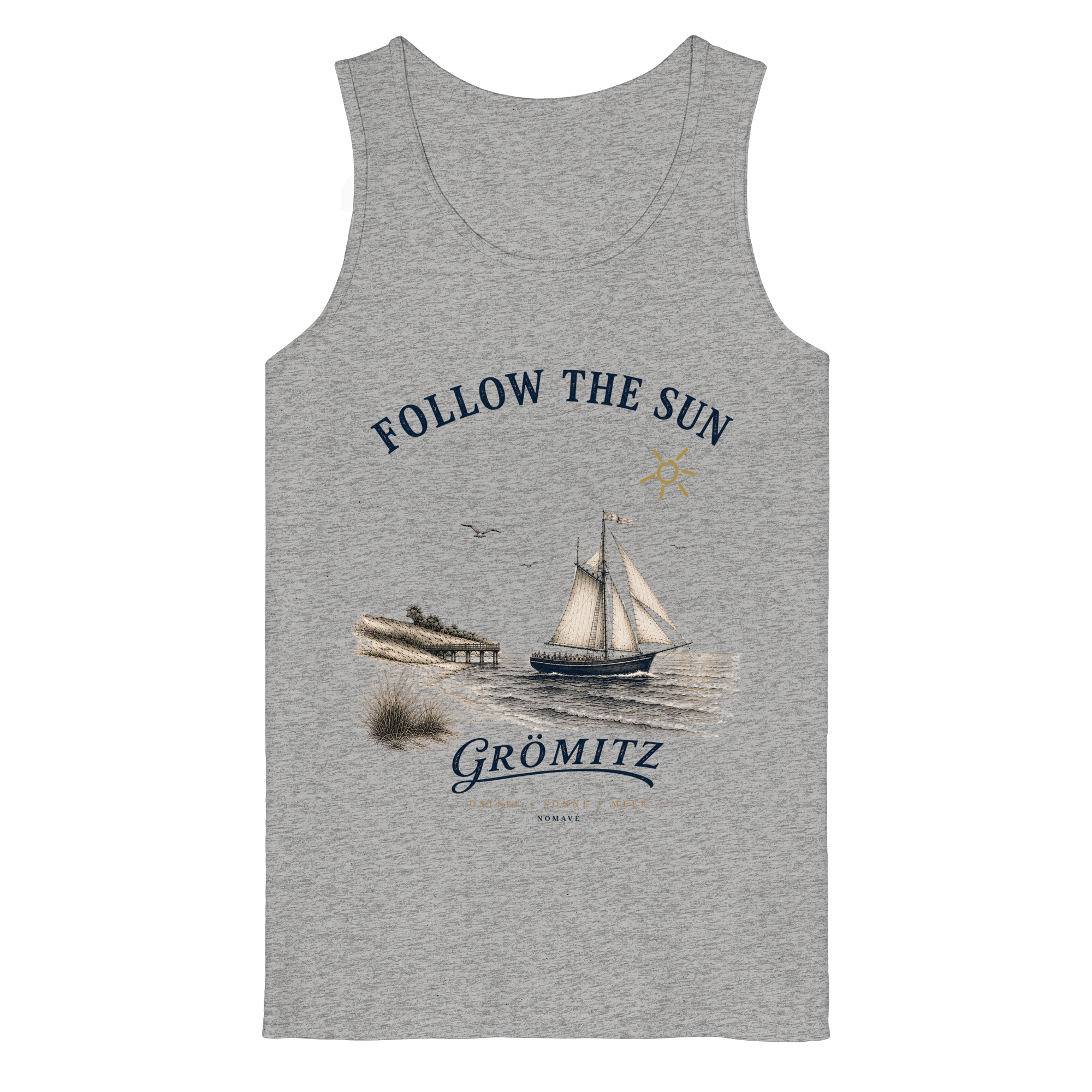 Grömitz - Follow the Sun - Bio Ostsee Tank Top