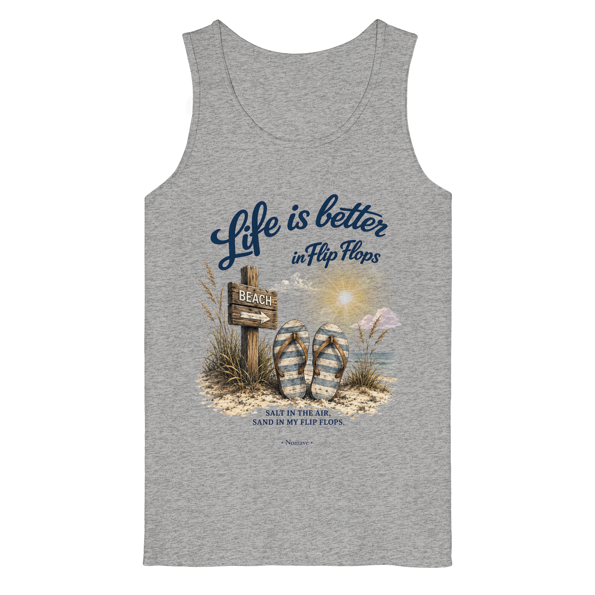 Life is better in Flip Flops – Bio Tank Top