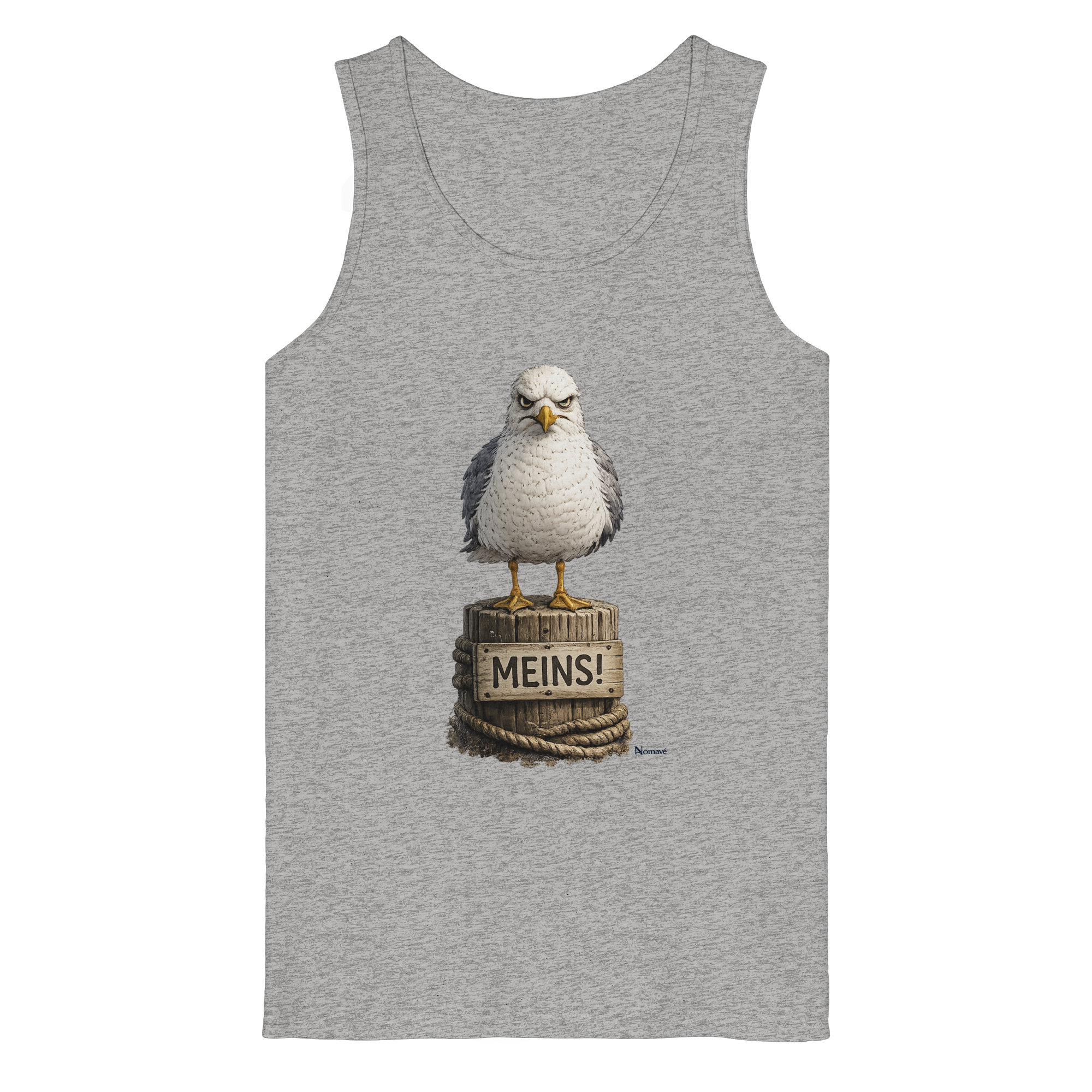 Möwe mit Meinung – MEINS! | - Organic Tank Top
