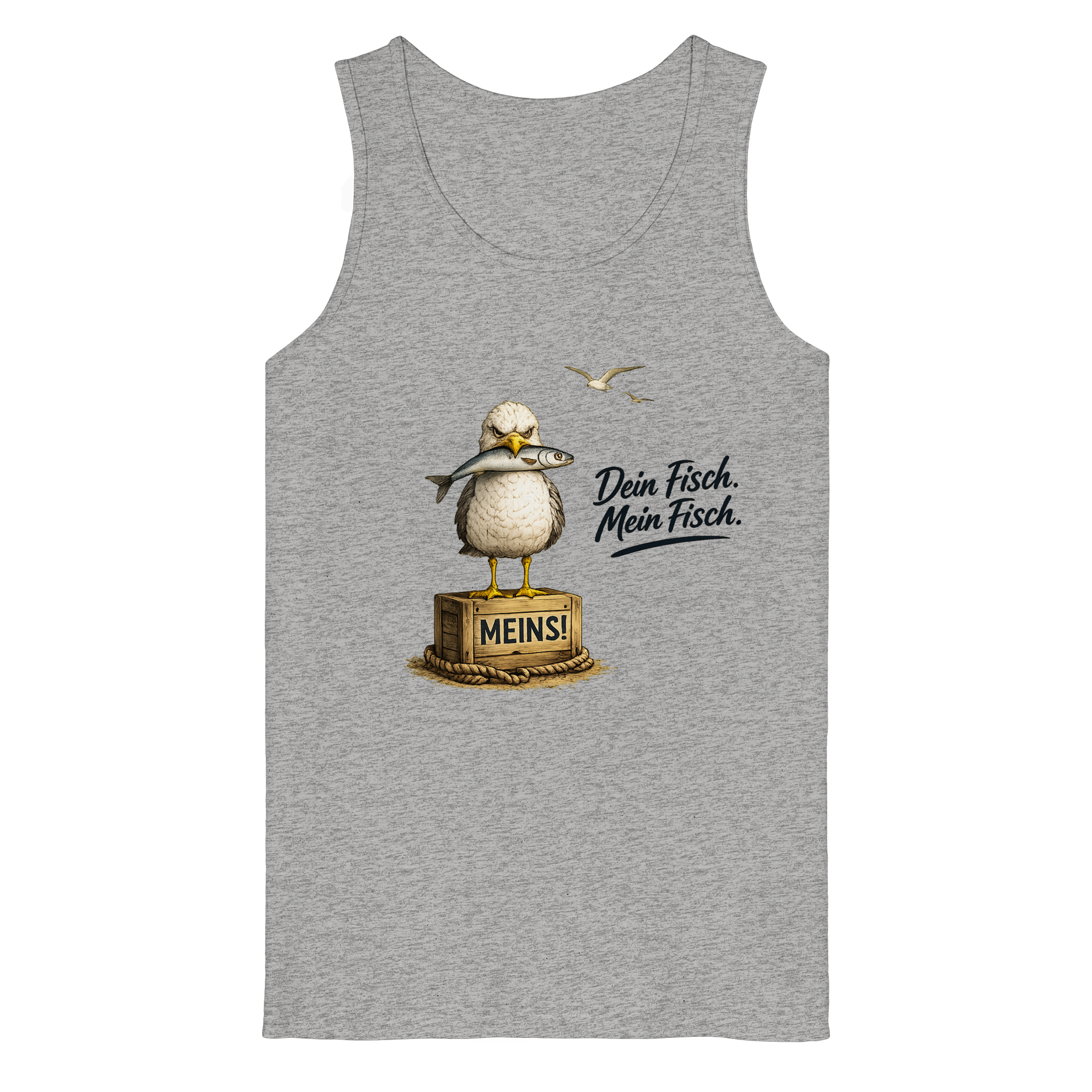Alpha - Möwe mit Meinung – Dein Fisch. Mein Fisch. | - Organic Tank Top