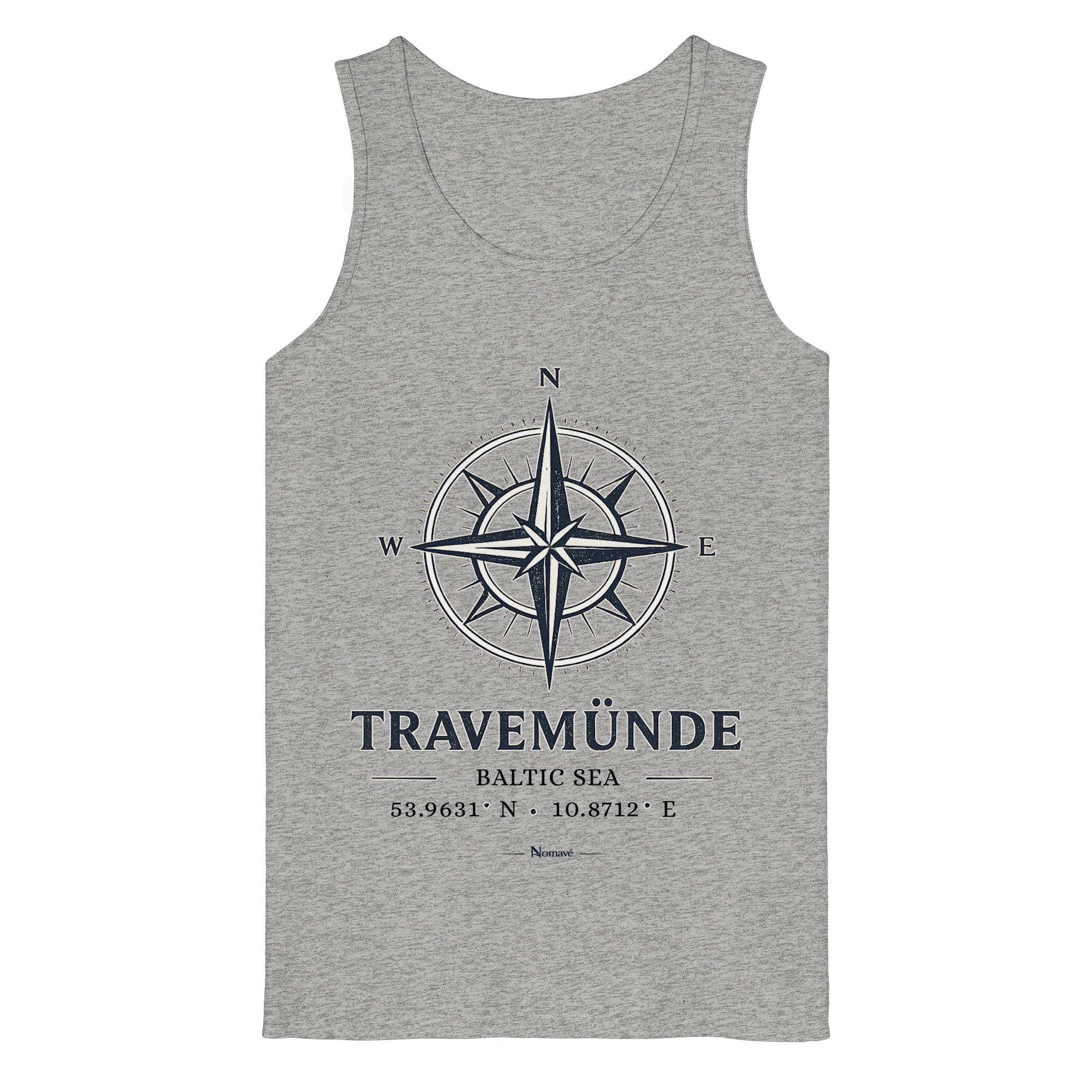 Travemünde Windrose – Baltic Sea Bio Tank Top