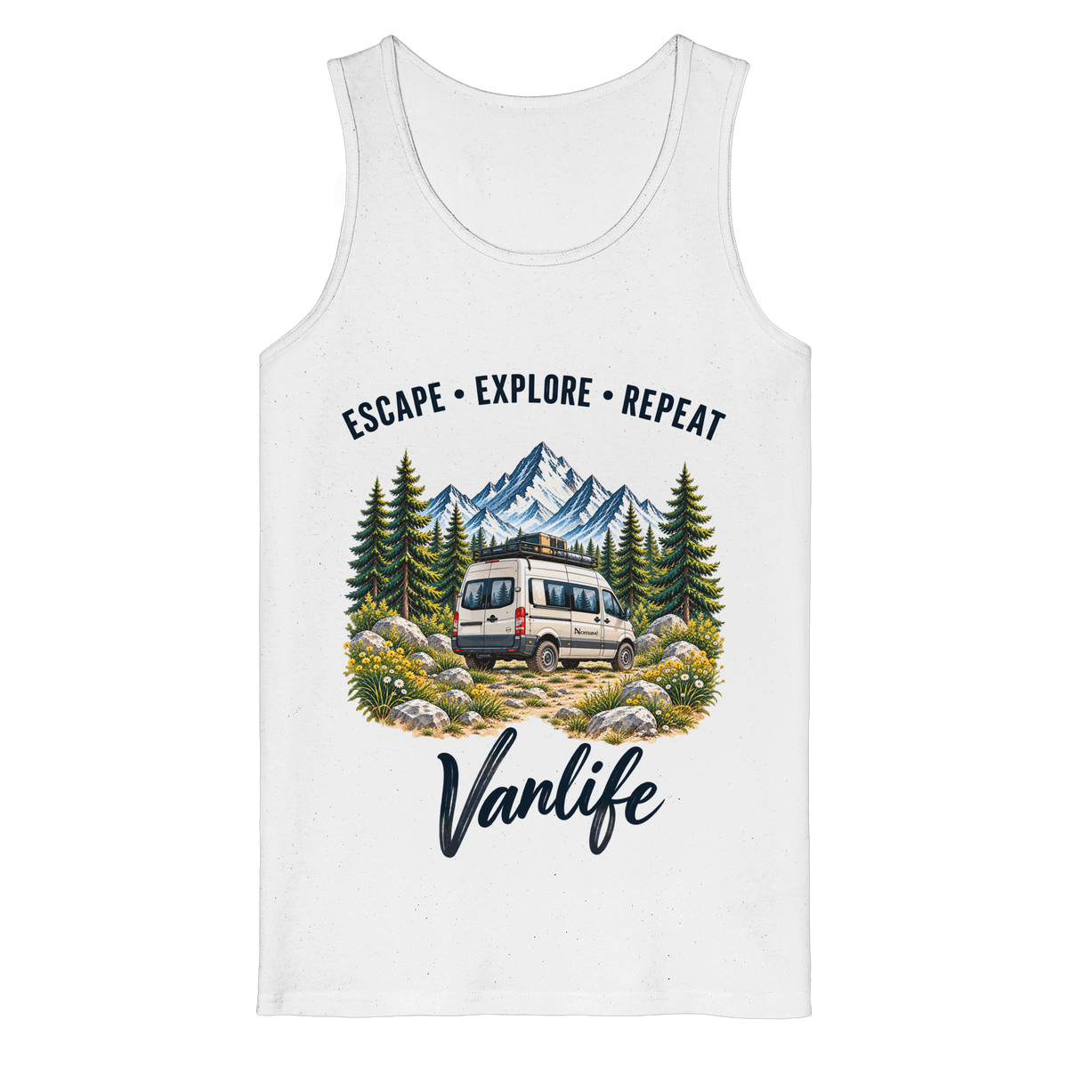 Escape • Explore • Repeat – Vanlife - Bio Tank Top