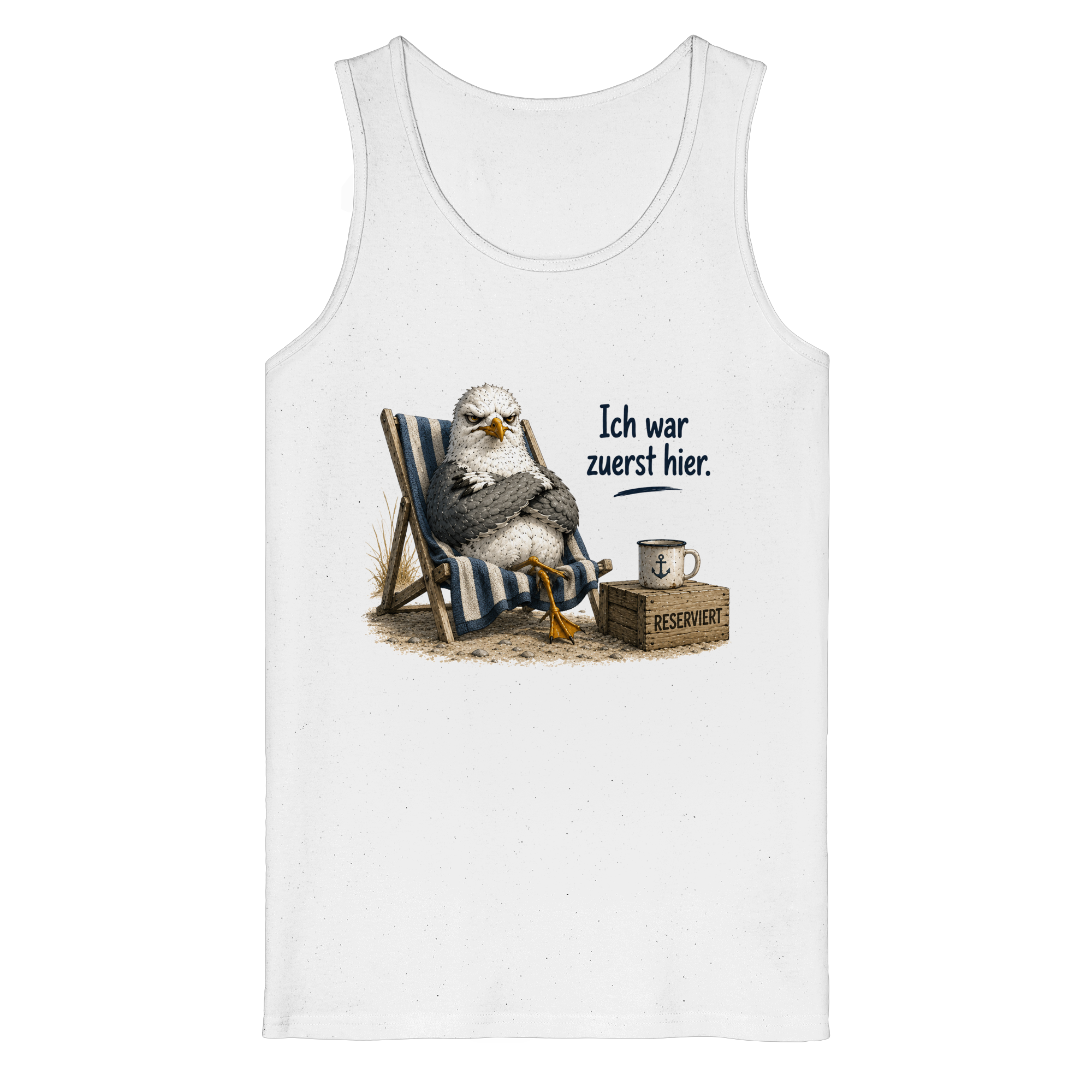 Ich war zuerst hier – Möwe mit Meinung |  - Organic Tank Top