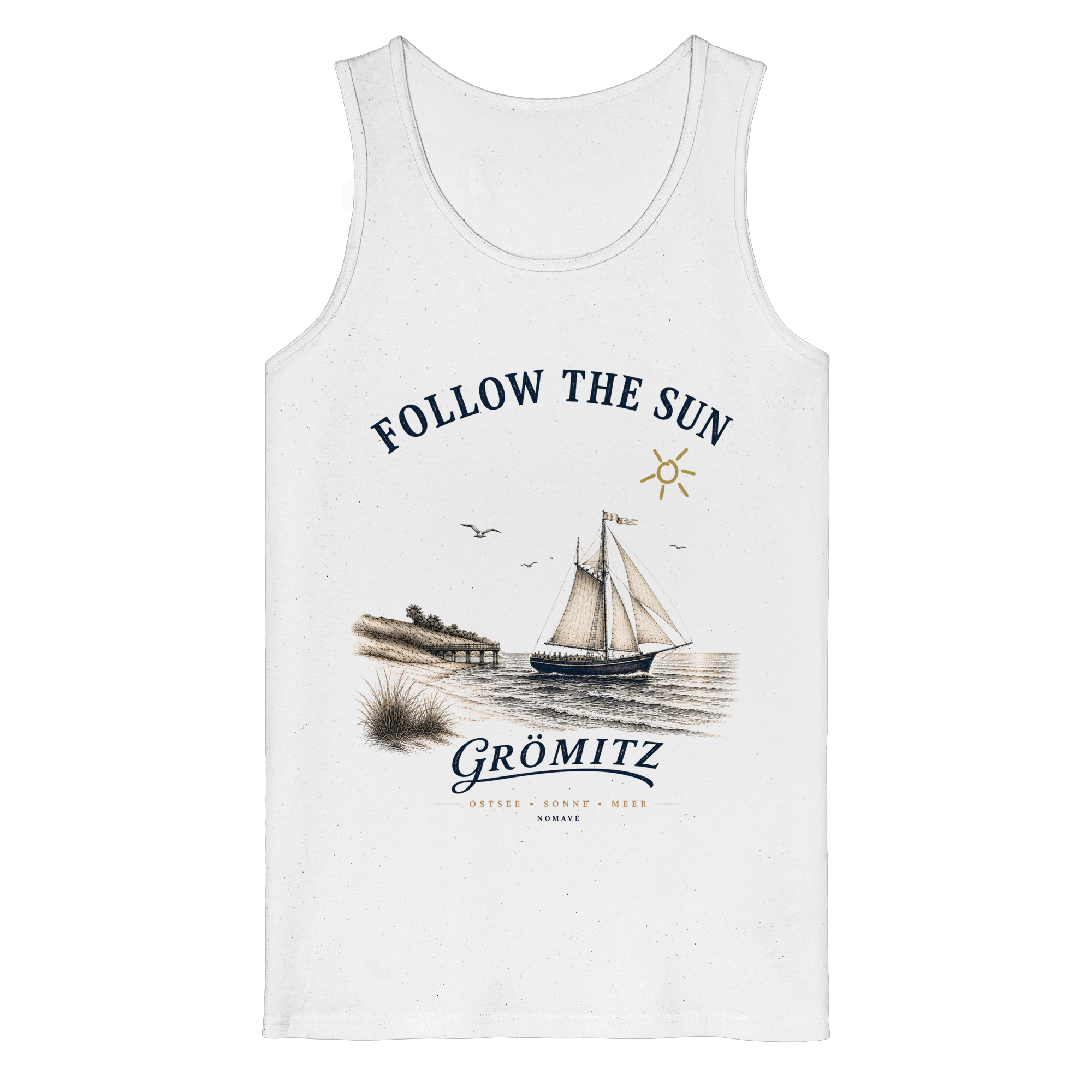 Grömitz - Follow the Sun - Bio Ostsee Tank Top