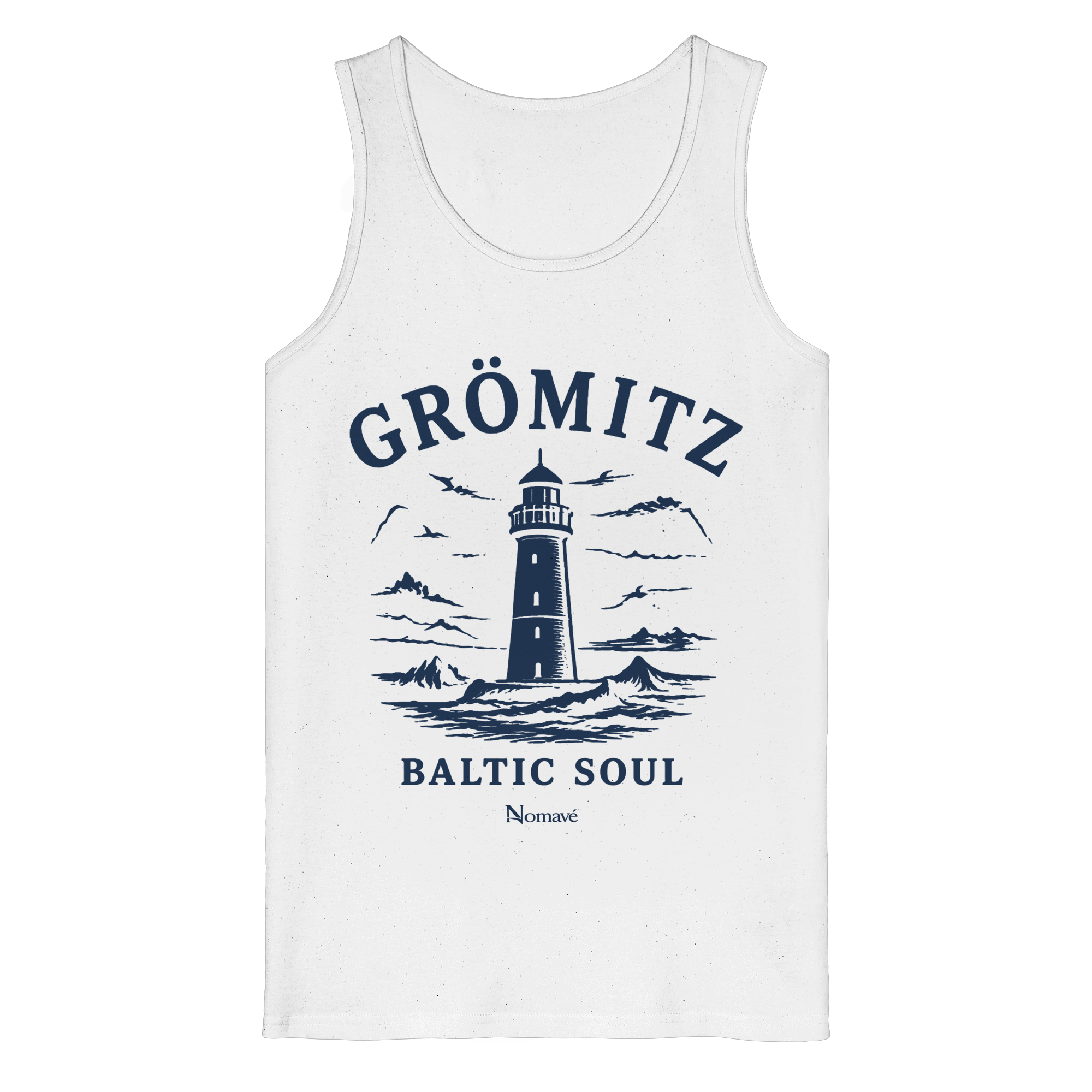 Grömitz Baltic Soul - Ostsee Bio Leuchtturm Tank Top