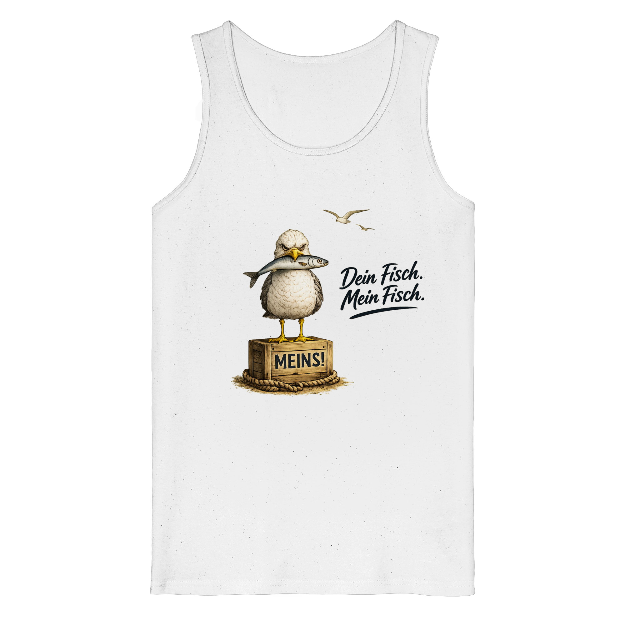 Alpha - Möwe mit Meinung – Dein Fisch. Mein Fisch. | - Organic Tank Top