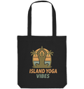 Island Yoga Vibes – Sunset Yoga Design | Tropical Meditation  - Organic Tote-Bag
