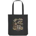 Life-is-better-in-Flip-Flops-Dark-Edition - Organic Tote-Bag