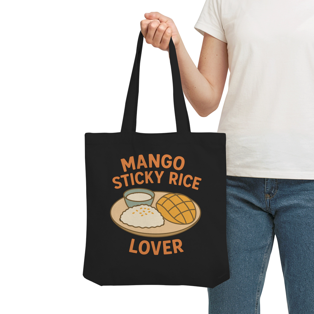 Mango Sticky Rice Lover – Thai Dessert  | Thailand Food Design - Organic Tote-Bag