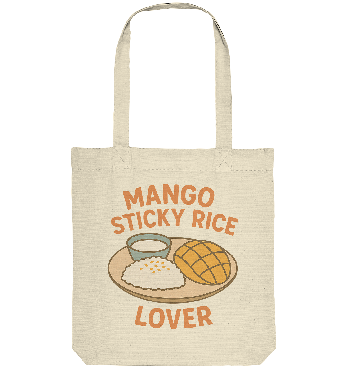 Mango Sticky Rice Lover – Thai Dessert  | Thailand Food Design - Organic Tote-Bag