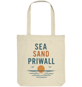 Priwall Vibes Stofftasche – Sea Sand Baltic Coast – Ostsee Tote Bag