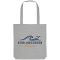 Kühlungsborn Baltic Waves Canvas-Tote-Bag Light Edition in Heather Grey – originales Shirtigo-Produktmockup
