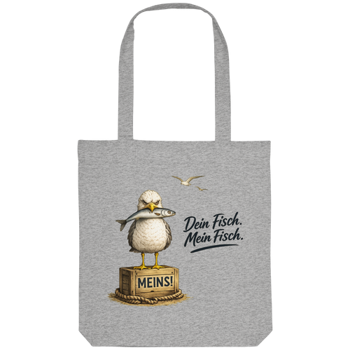 Alpha - Möwe mit Meinung – Dein Fisch. Mein Fisch. | - Organic Tote-Bag