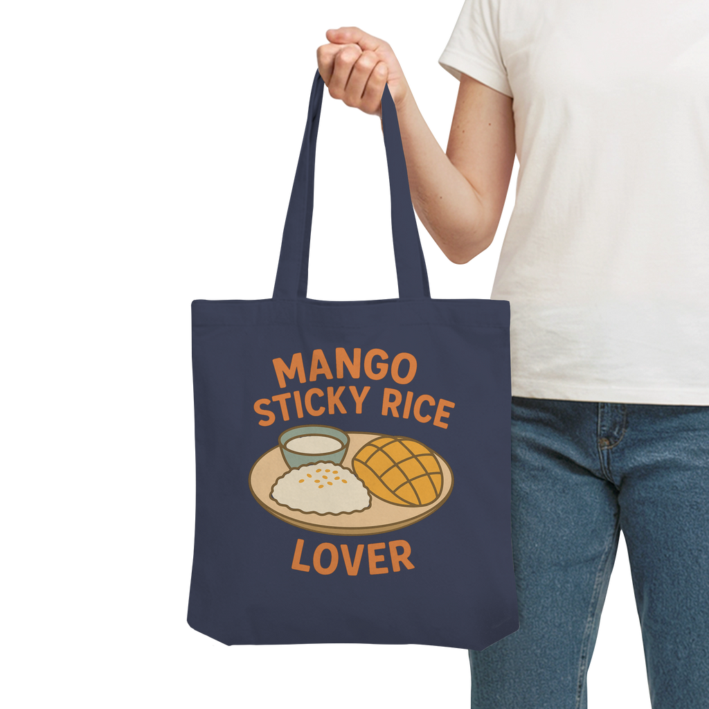 Mango Sticky Rice Lover – Thai Dessert  | Thailand Food Design - Organic Tote-Bag