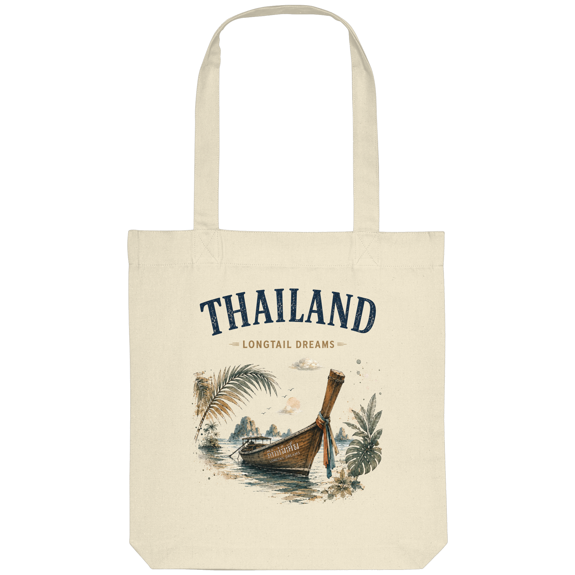 Thailand-Longtail-Dreams-Light-Edition - Organic Tote-Bag