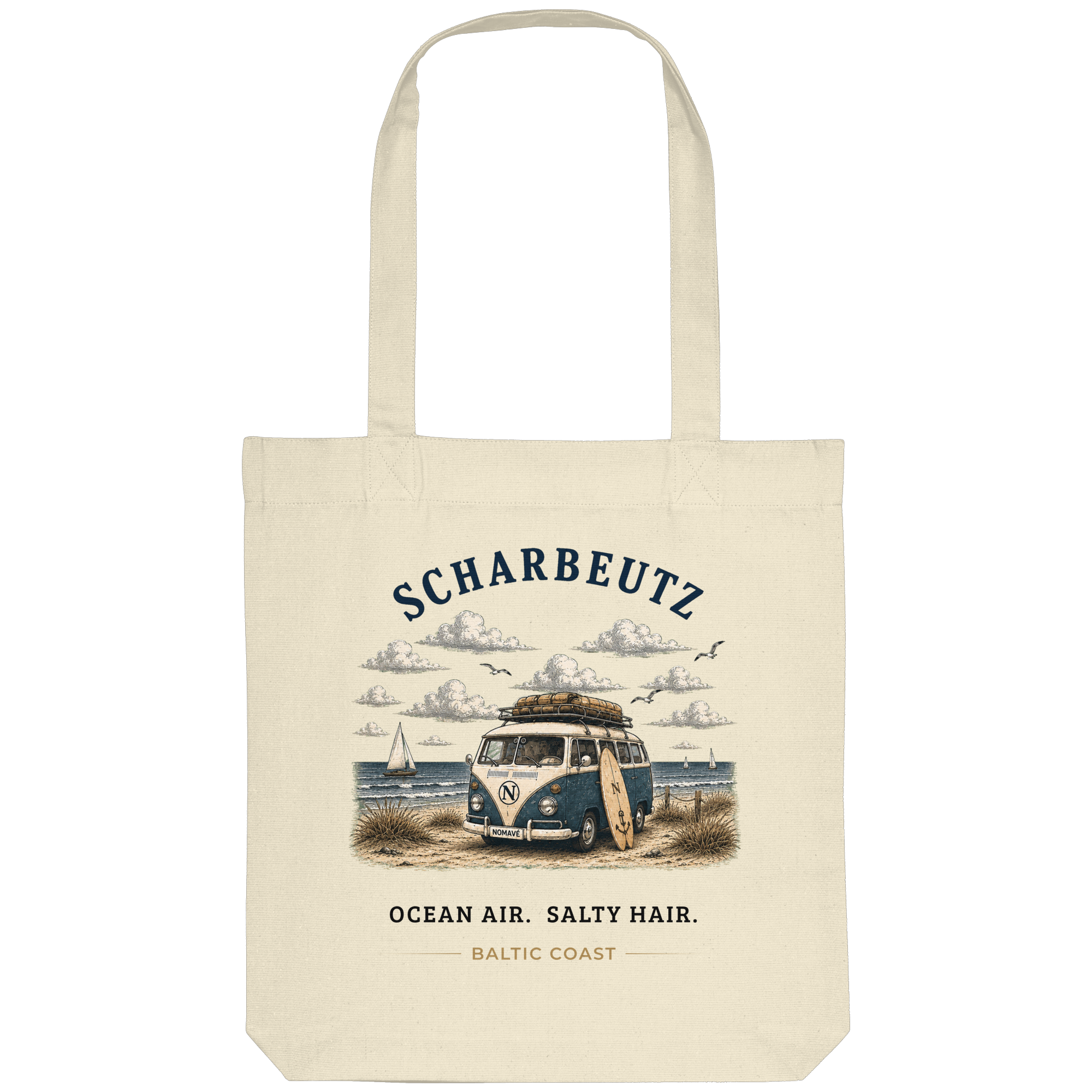 Scharbeutz Stofftasche Ostsee – Beach & Breeze Shopper