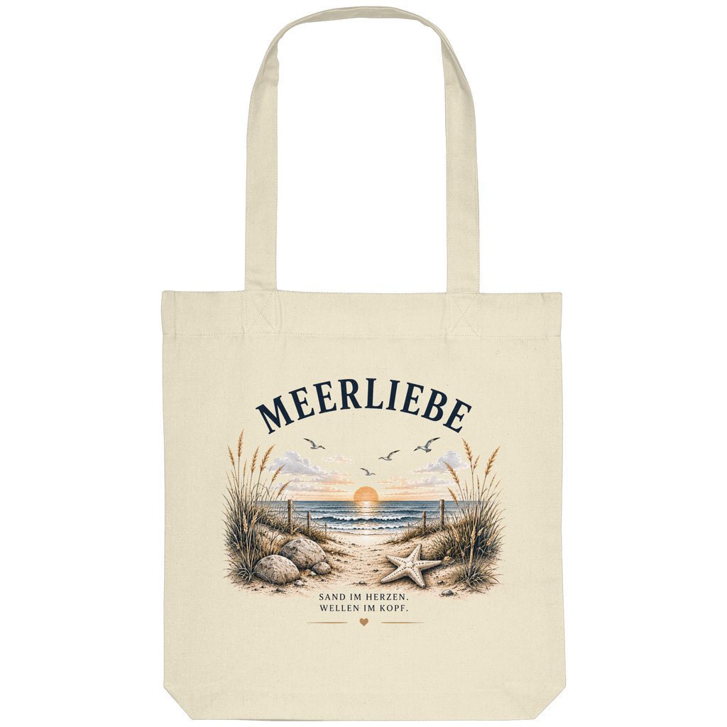 Meerliebe Stofftasche – Küstengefühl Sea & Soul – Nachhaltige Einkaufstasche