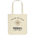 Follow the Coast – Priwall Kompass - Organic Tote-Bag