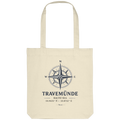 Travemünde Windrose – Baltic Sea Bio Stofftasche (Tote Bag)