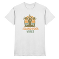 Island Yoga Vibes – Sunset Yoga Design | Tropical Meditation Shirt - Premium Shirt