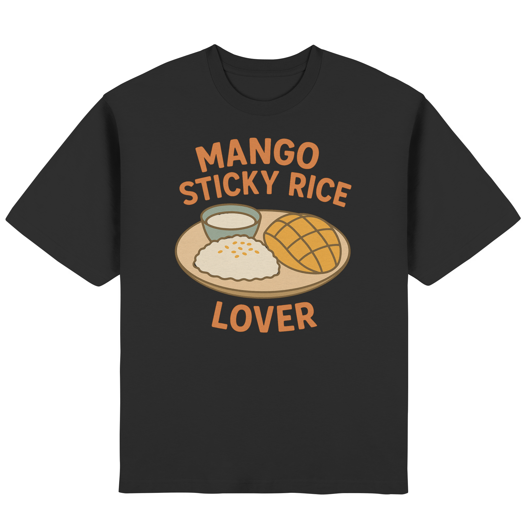 Mango Sticky Rice Lover – Thai Dessert Shirt | Thailand Food Design - Streetwear Oversized T-Shirt