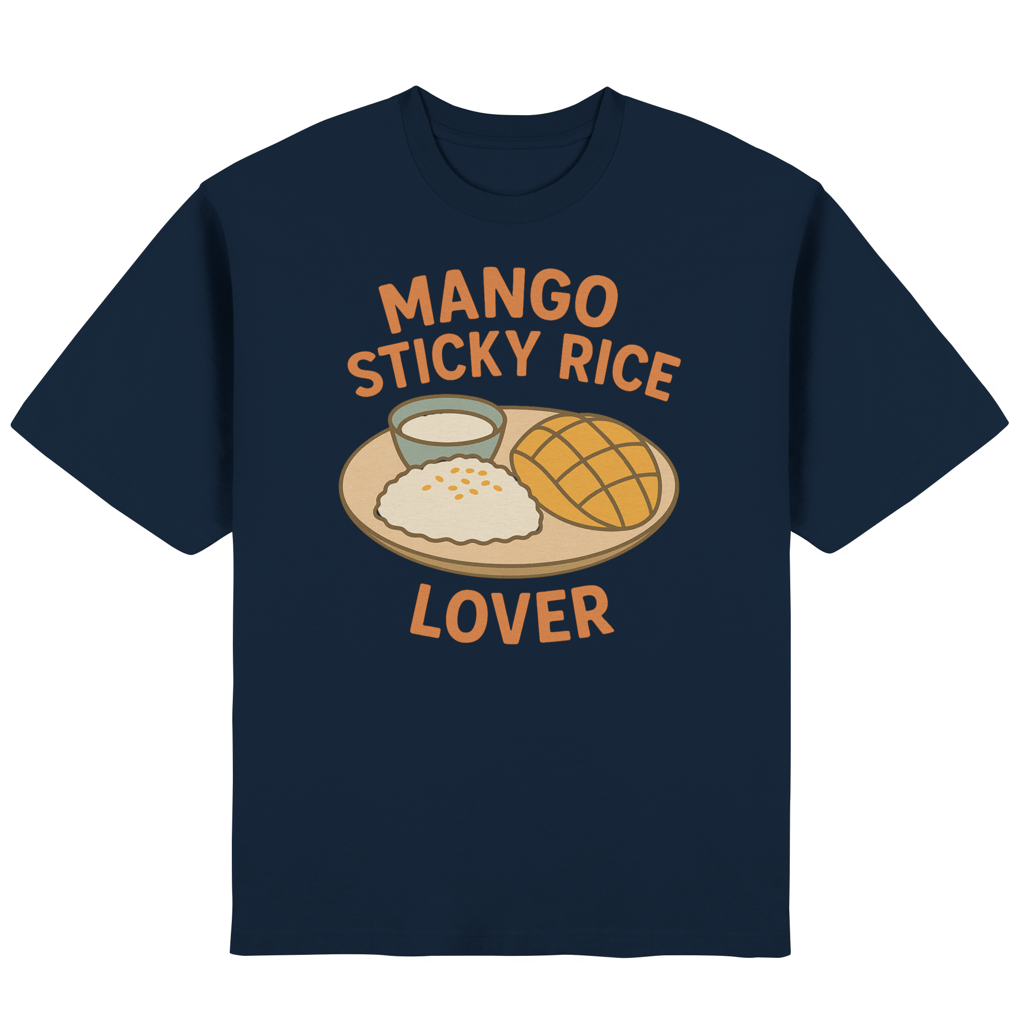 Mango Sticky Rice Lover – Thai Dessert Shirt | Thailand Food Design - Streetwear Oversized T-Shirt