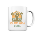 Island Yoga Vibes – Sunset Yoga Design | Tropical Meditation  - Tasse glossy