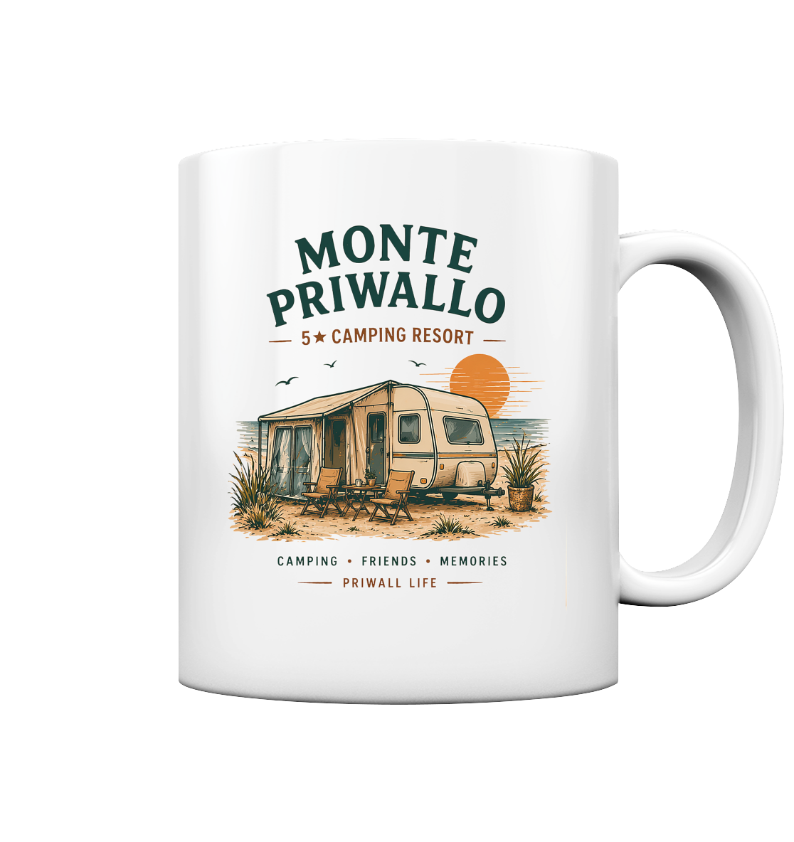 Camping Tasse Ostsee – Monte Priwallo Vanlife Mug – Priwall Vibes