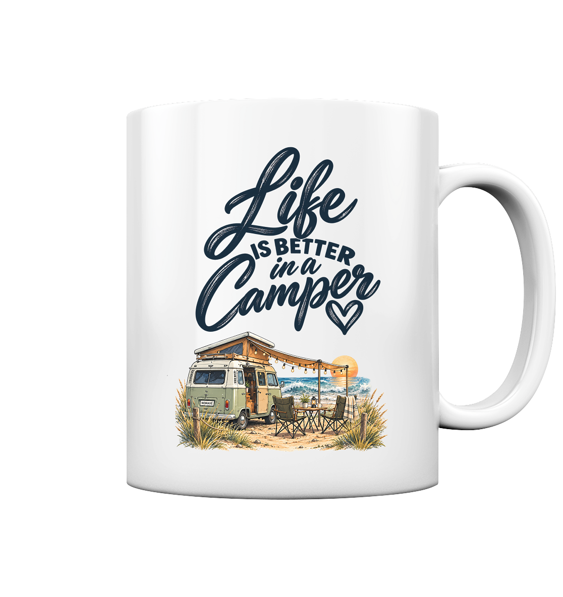 Life is better in a Camper - Tasse glossy