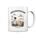 Küstenträume Keramiktasse mit Küstenmotiv