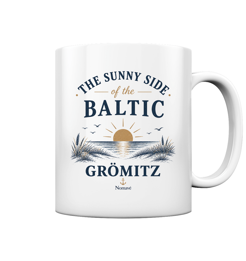 Grömitz - The Sunny Side - Sonnenseite Ostsee Tasse