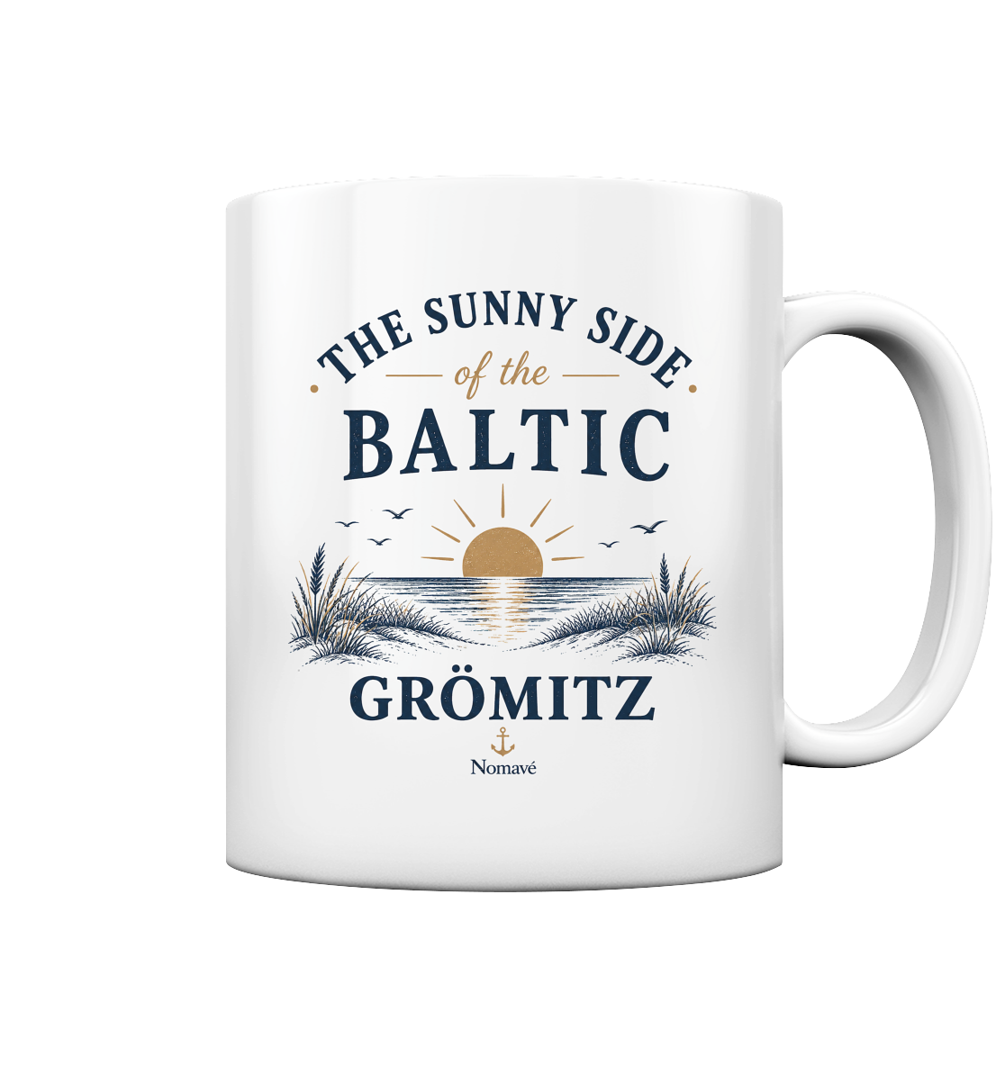 Grömitz - The Sunny Side - Sonnenseite Ostsee Tasse