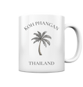 Koh Phangan – Minimal Palm | Thailand - Tasse glossy
