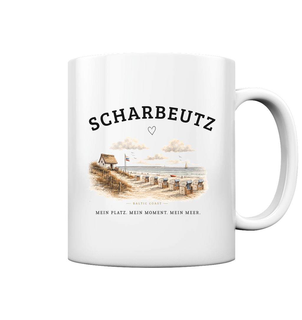 Scharbeutz Ostsee Tasse – Strandhaus am Meer – Kaffeebecher Keramik