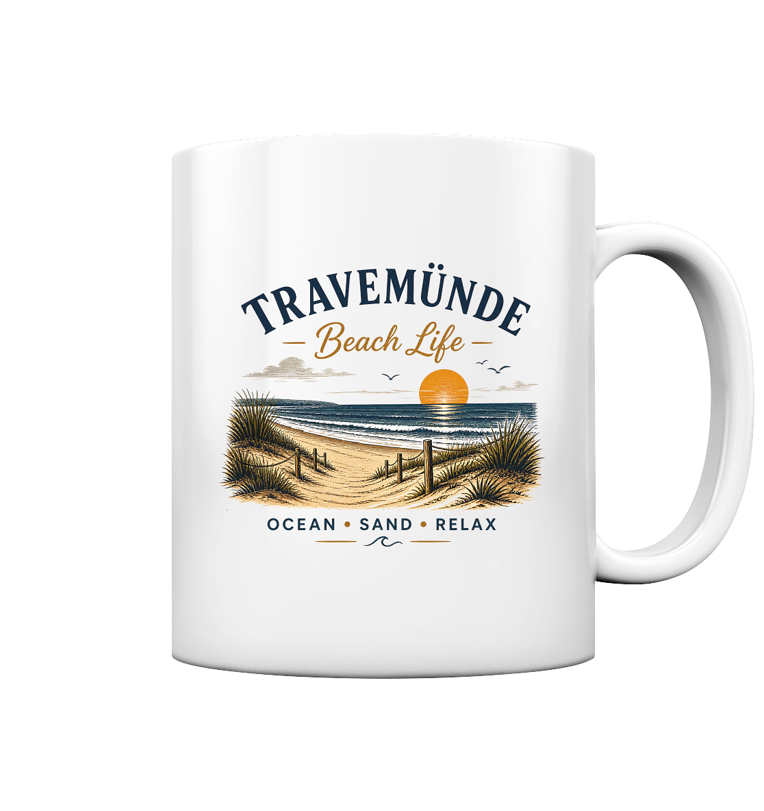 Travemünde Beach Life – Tasse glossy