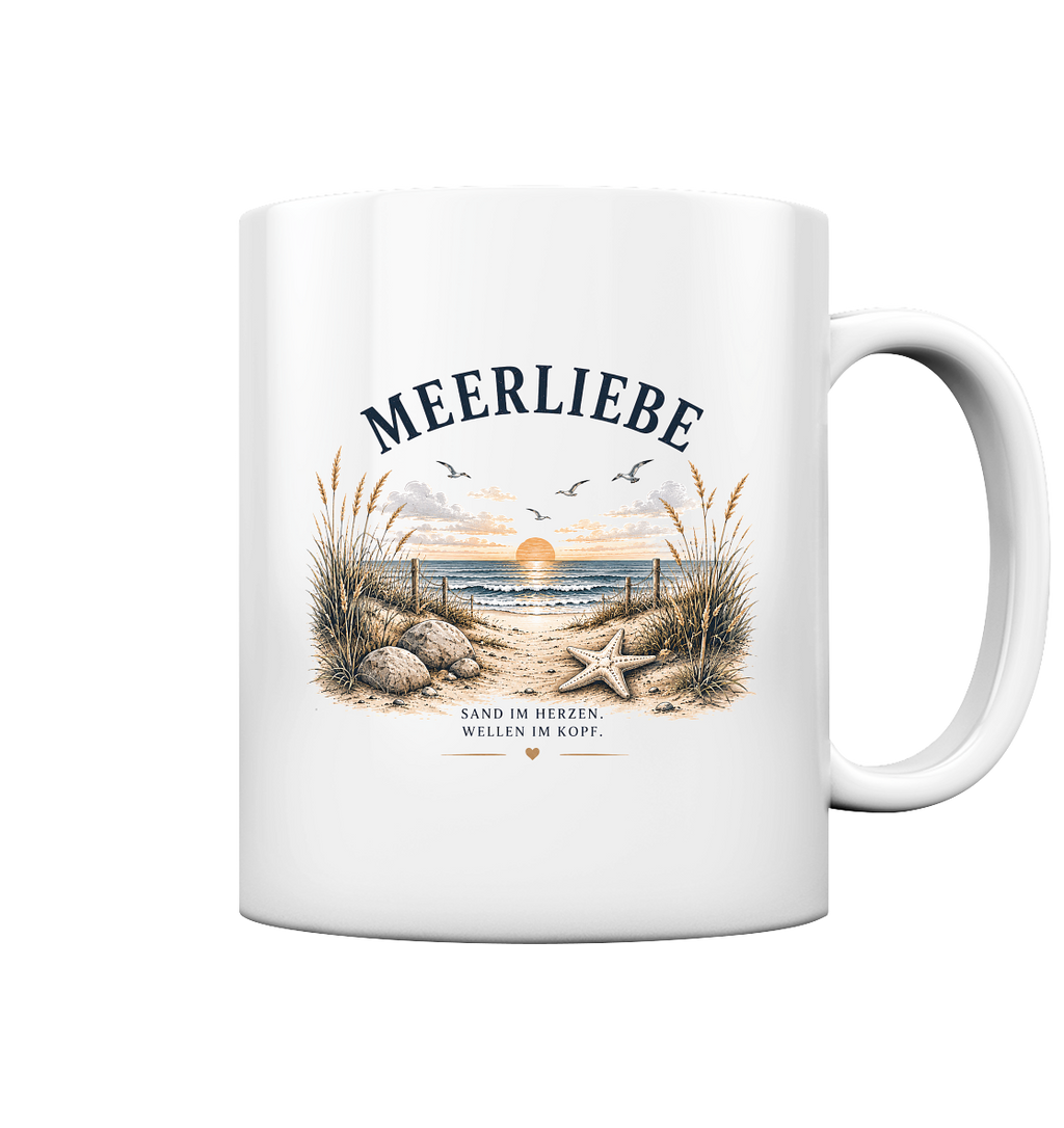 Meerliebe Tasse – Küstengefühl Sea & Soul – Keramikbecher 330 ml