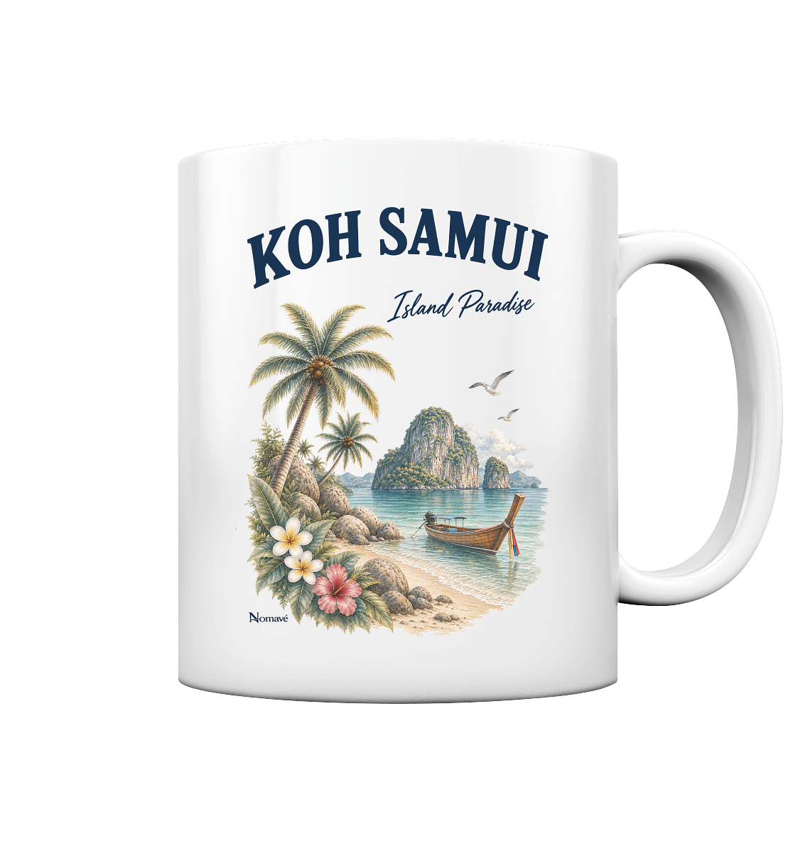 Koh Samui Thailand – Island Paradise – Tropical Vintage - Tasse glossy